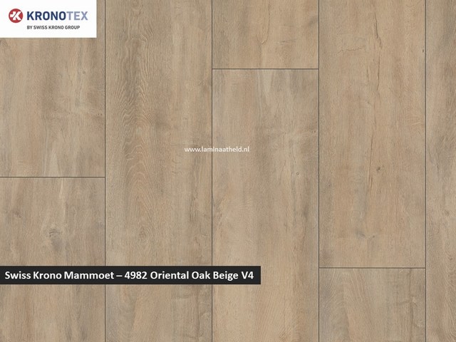 Kronotex Mammoet - 4982 Oriental Oak beige