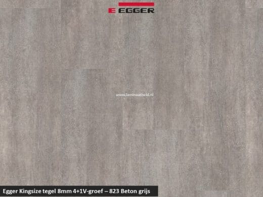 Egger Kinzgsize tegel - 823 Beton grijs 4+1 V-groef