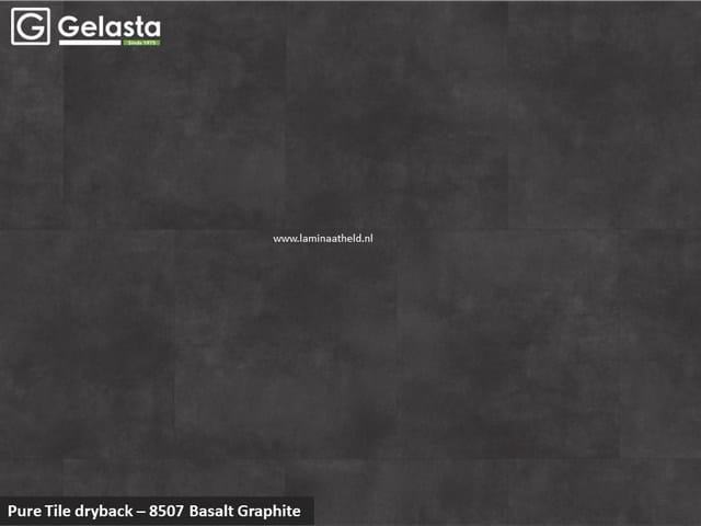 Gelasta Pure Tile - 8507 Basalt Graphite