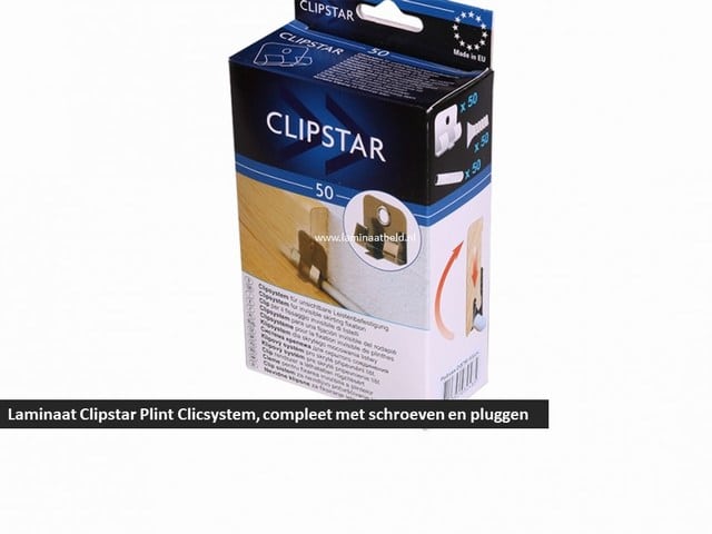 Clipstar plint clicsystem