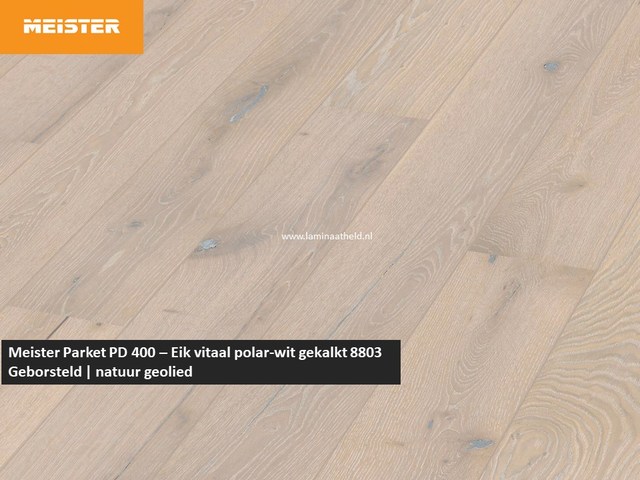 Meister PD 400 - Eik vitaal polar-wit gekalkt 8803