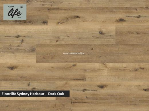 Floorlife Sydney Harbour click pvc - Dark Oak