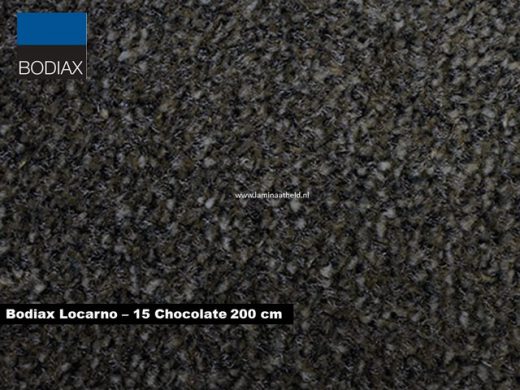 Bodiax Locarno schoonloopmat - 15 Chocolate 200 cm