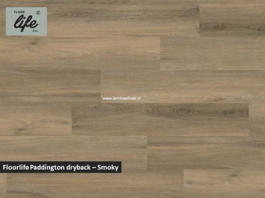 Floorlife Paddington Collection dryback pvc - Smokey