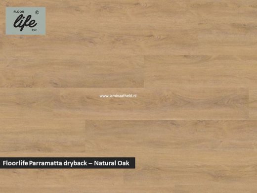 Floorlife Parramatta Collection dryback pvc - Natural Oak