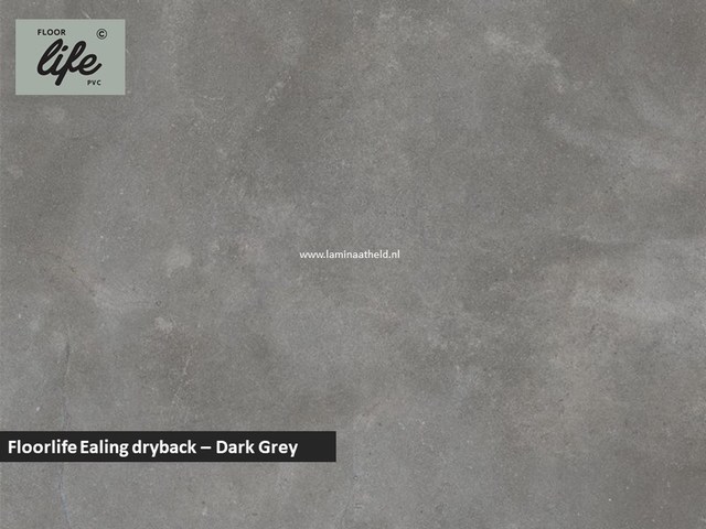 Floorlife Ealing dryback pvc - Dark Grey