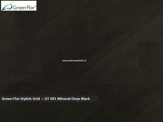 Green-Flor Stylish Grid - Mineral Onyx Black GT491