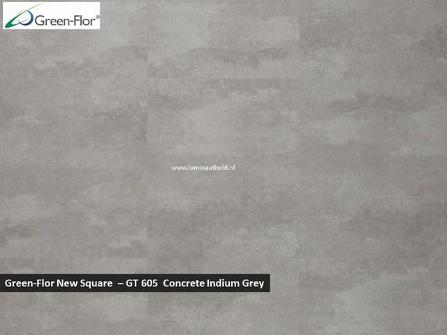 Green-Flor New Square - Concrete Indium Grey GT605
