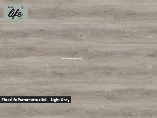 Floorlife Parramatta click SRC pvc - Light Grey