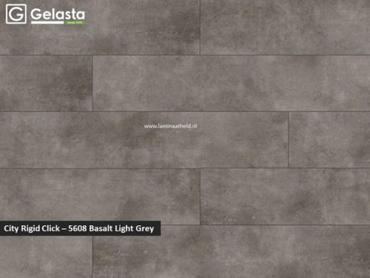 Gelasta City Rigid Click - 5608 Basalt Light Grey