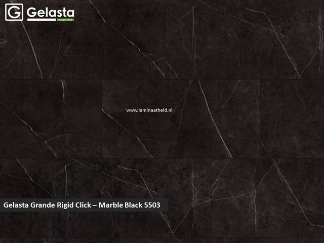 Gelasta Grande Rigid Click - Marble Black 5503