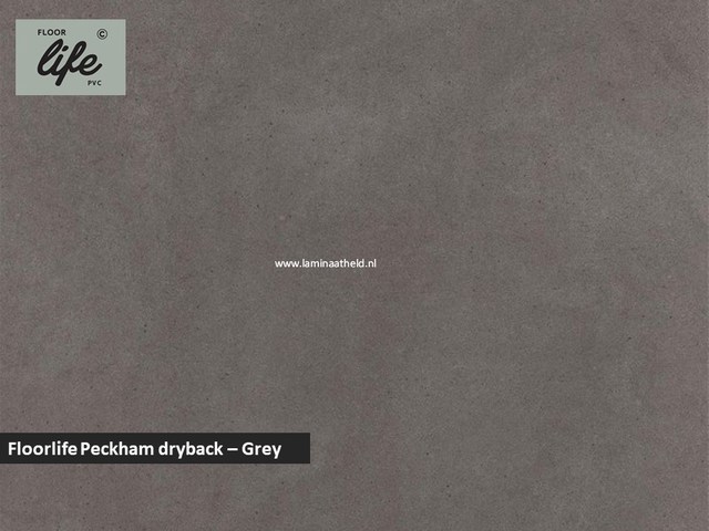 Floorlife Peckham dryback pvc - Grey