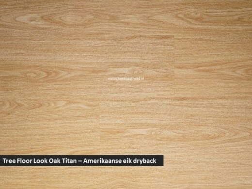 Tree Floor Look Oak Titan dryback - Amerikaanse eik