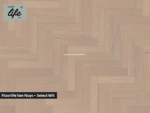 Floorlife van Nuys - Select wit geolied visgraat
