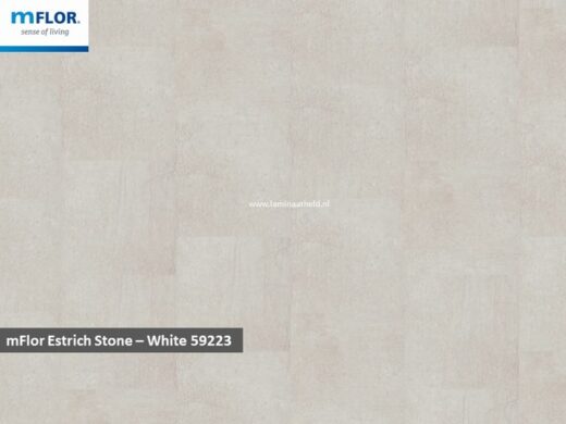 mFlor Estrich Stone - White 59223