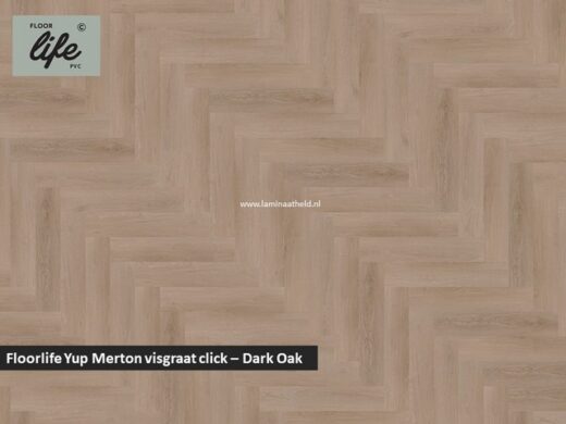 Floorlife Merton visgraat click pvc - Dark Oak