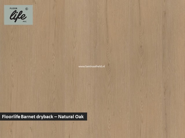 Floorlife Barnet dryback pvc - Natural Oak