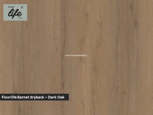 Floorlife Barnet dryback pvc - Dark Oak
