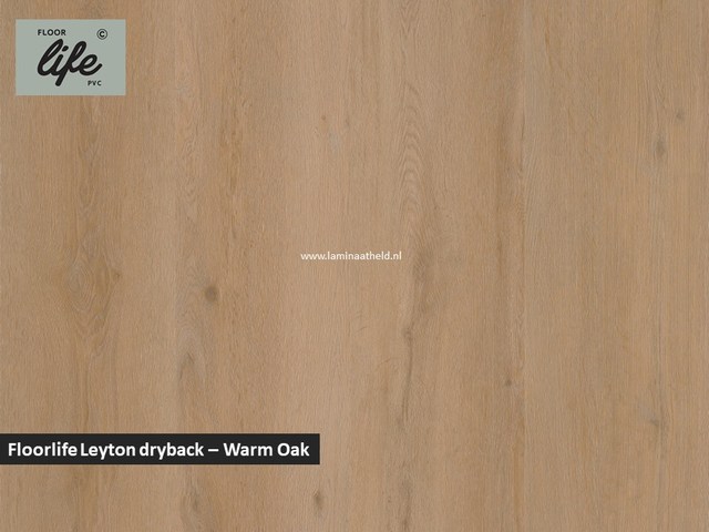 Floorlife Leyton dryback pvc - Warm Oak