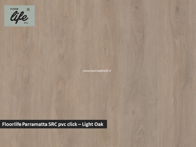 Floorlife Parramatta click SRC pvc - Light Oak