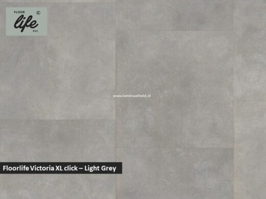 Floorlife Victoria XL click pvc - Light Grey