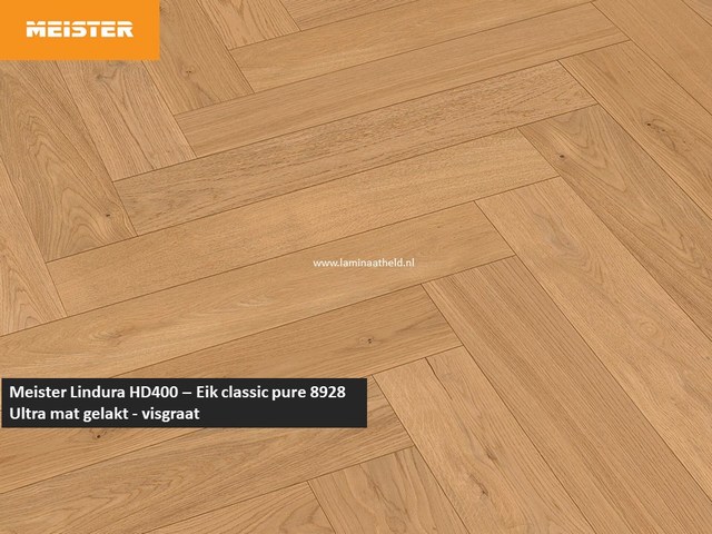 Meister Lindura HD500 visgraat - Eik classic pure 8928