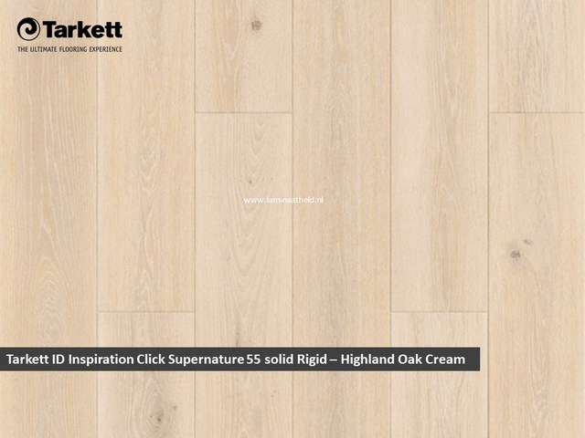 Tarkett Supernature Solid Rigid Click - Higland Oak Cream 4V