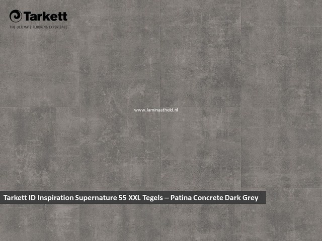 Tarkett iD Inspiration Supernature 0,55 XXL tegels - Patina Concrete Dark Grey