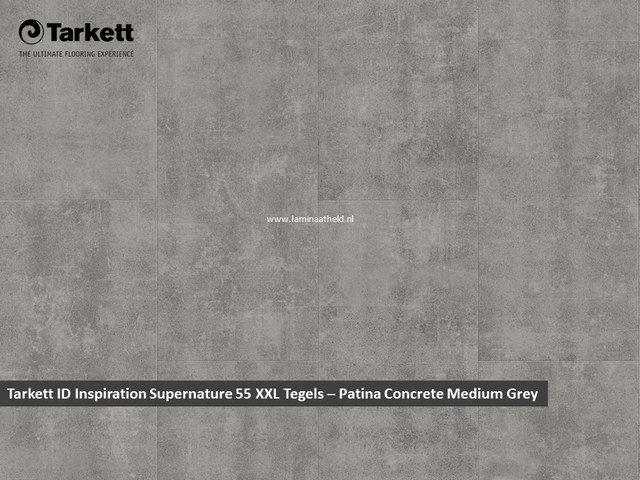 Tarkett iD Inspiration Supernature 0,55 XXL tegels - Patina Concrete Medium Grey